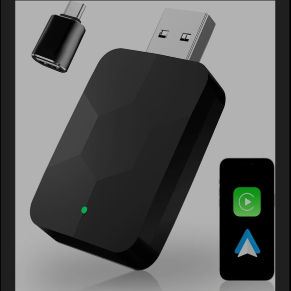 New 
Wireless Carplay Adapter, 2 in 1 Wireless Car Play - Picture 5 of 10